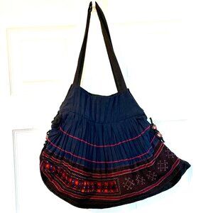 Embroidered cloth bag from northern Thailand